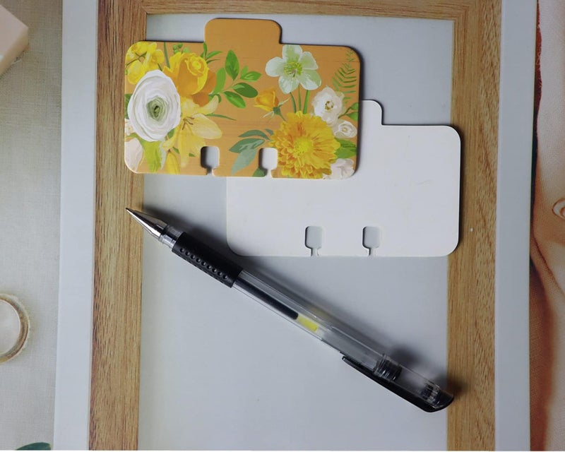 2FY2SW Fileyeye 4 inchx 2.6 inchRotary File Card Refills Dividers for Rolodex (C-Dividers) - Image 2